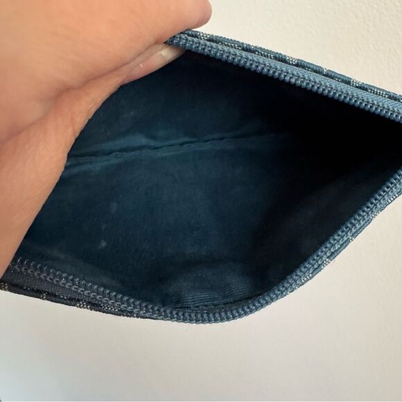 Coach Mini Signature Canvas Suede Wristlet Wallet Bag - Picture 3 of 5